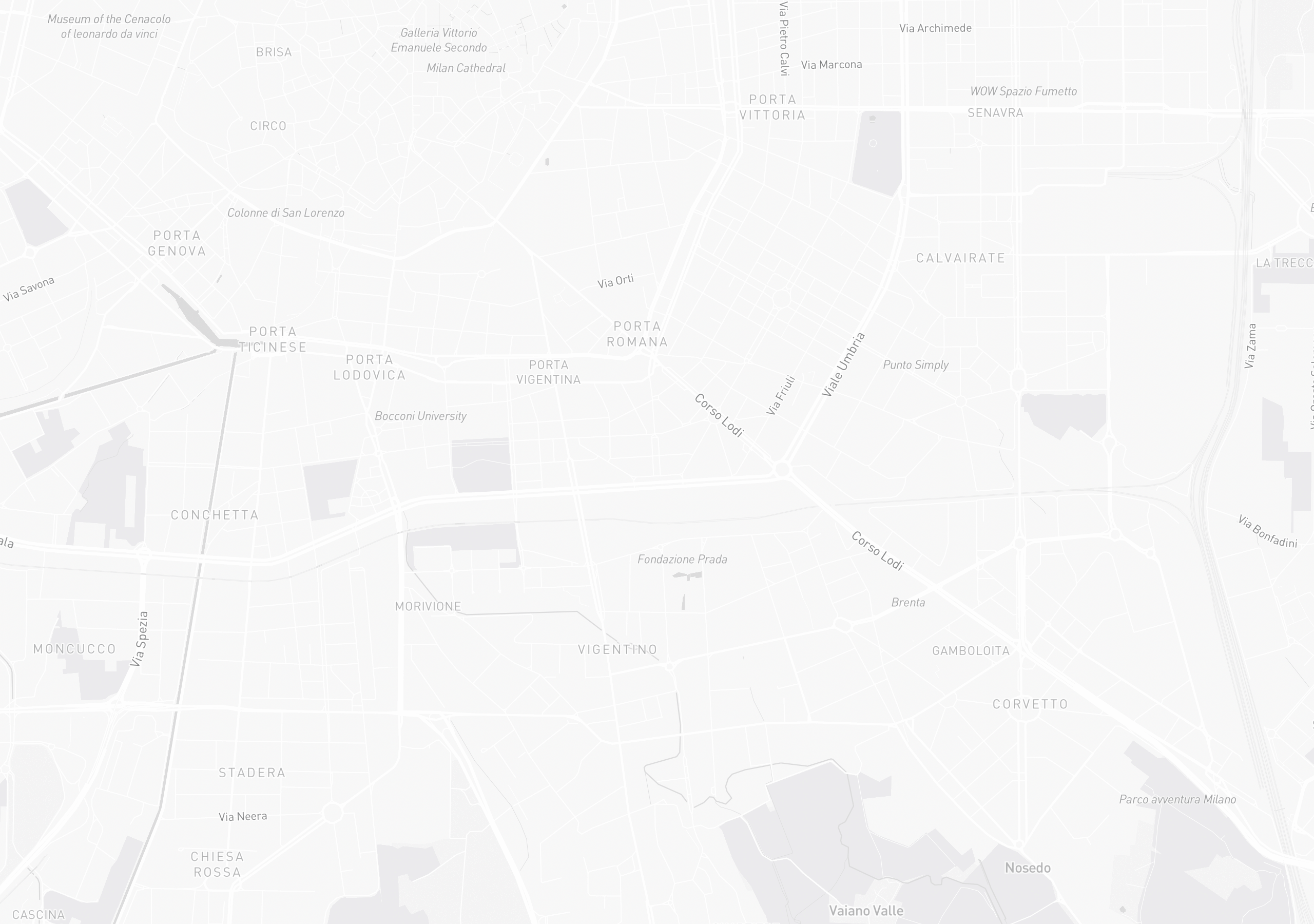 Villaggio map